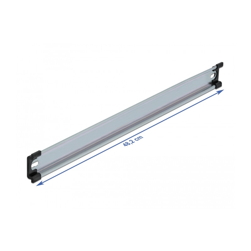 Delock Hutschiene 35 x 7,5 mm (19") Stahl