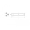 Delock Hutschiene 35 x 7,5 mm (19") Stahl