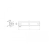 Delock Hutschiene 35 x 7,5 mm (10") Stahl