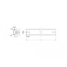 Delock Hutschiene 35 x 7,5 mm (100 cm) Stahl