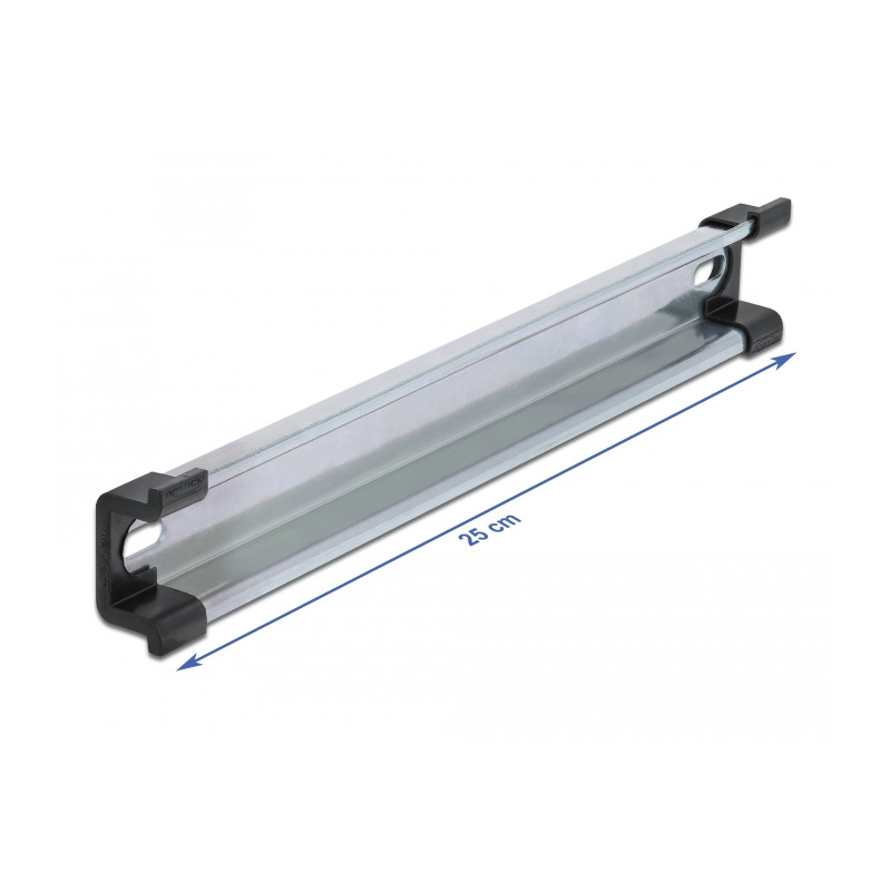 Delock Hutschiene 35 x 15 mm (25 cm) Stahl