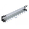 Delock Hutschiene 35 x 15 mm (25 cm) Stahl