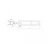 Delock Hutschiene 35 x 15 mm (25 cm) Stahl