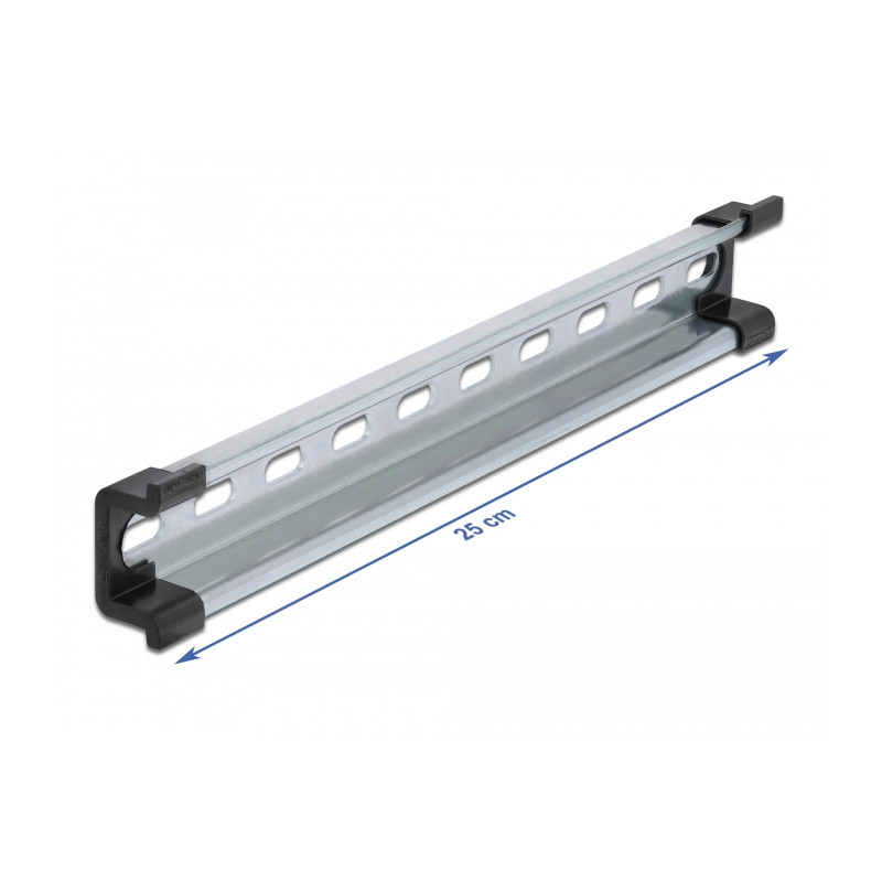 Delock Hutschiene 35 x 15 mm (25 cm) Stahl