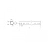 Delock Hutschiene 35 x 15 mm (25 cm) Stahl