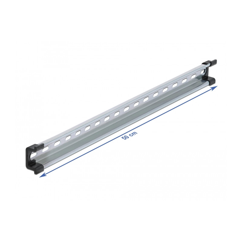 Delock Hutschiene 35 x 15 mm (50 cm) Stahl