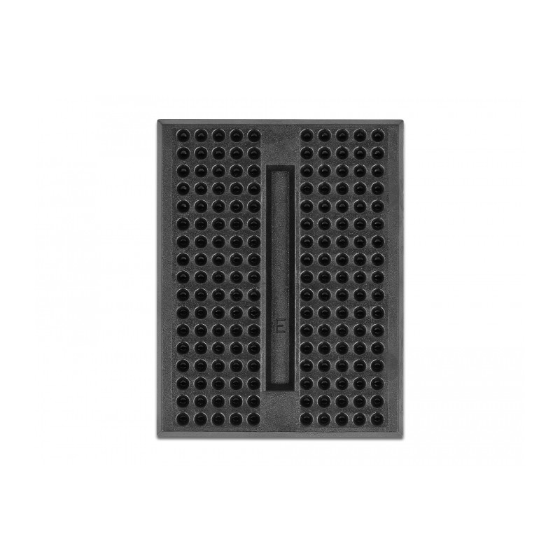 Delock Experimentier-Mini Steckbrett 170 Kontakte schwarz