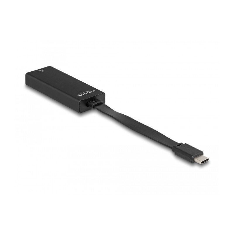 Delock USB Type-C™ Adapter zu Gigabit LAN 1 x RJ45 slim ASIX
