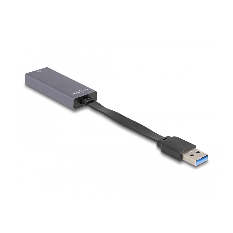 Delock USB Typ-A Netzwerk Adapter 2,5 Gigabit LAN 1 x RJ45 slim