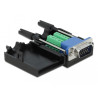 Delock VGA15 Stecker zu Terminalblock Adapter mit Gehäuse