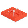 Delock Experimentier-Mini Steckbrett 170 Kontakte rot