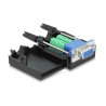 Delock VGA15 Buchse zu Terminalblock Adapter mit Gehäuse