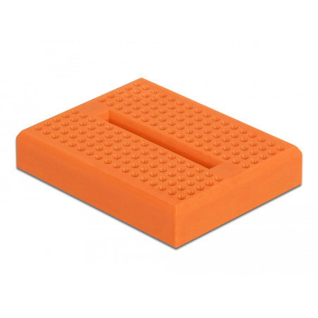 Delock Experimentier-Mini Steckbrett 170 Kontakte orange