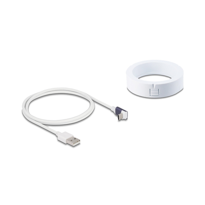 Delock Wireless Charger 15 W für Tischeinbau weiß
