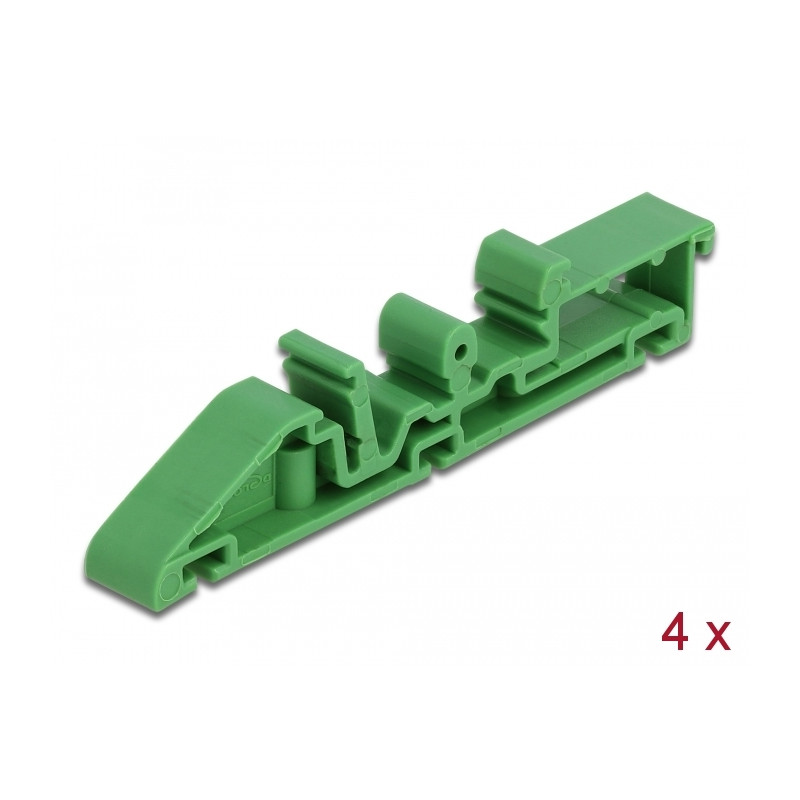 Delock Hutschienenclip für Platine 85 mm 4 Stück