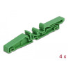 Delock Hutschienenclip für Platine 115 mm 4 Stück