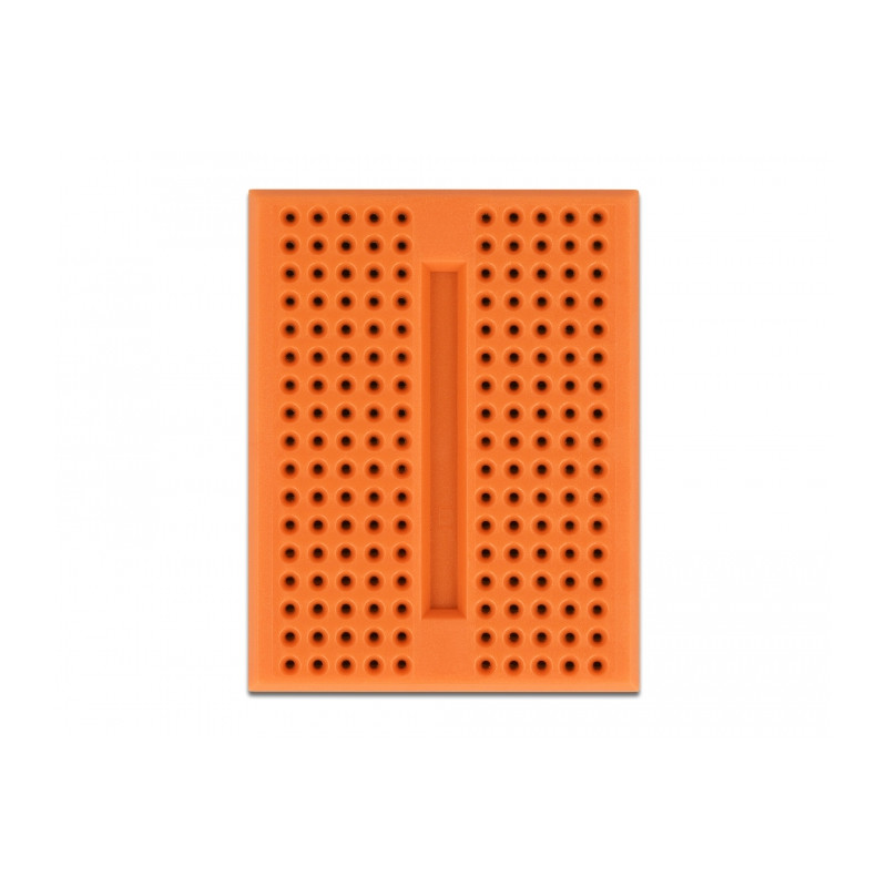 Delock Experimentier-Mini Steckbrett 170 Kontakte orange