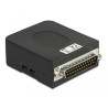 Delock D-Sub25 Stecker zu Terminalblock Adapter mit Gehäuse