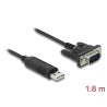 Delock USB 2.0 zu Seriell RS-232 Adapter mit kompaktem seriellen Steckergehäuse
