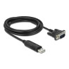 Delock USB 2.0 zu Seriell RS-232 Adapter mit kompaktem seriellen Steckergehäuse