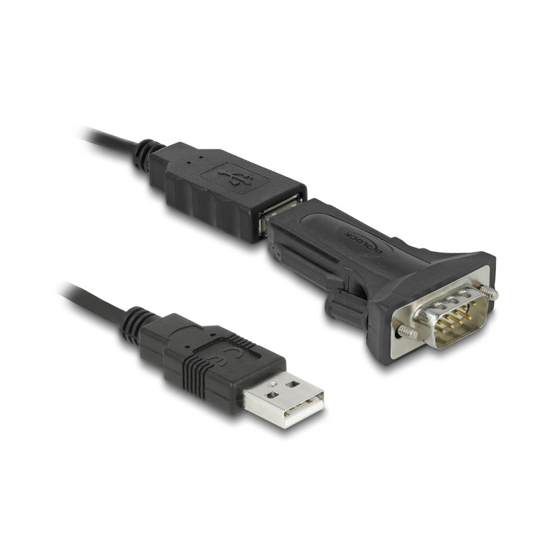 Delock Adapter USB 2.0 Typ-A Stecker zu 1 x Seriell RS-422/485 DB9
