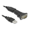 Delock Adapter USB 2.0 Typ-A Stecker zu 1 x Seriell RS-422/485 DB9