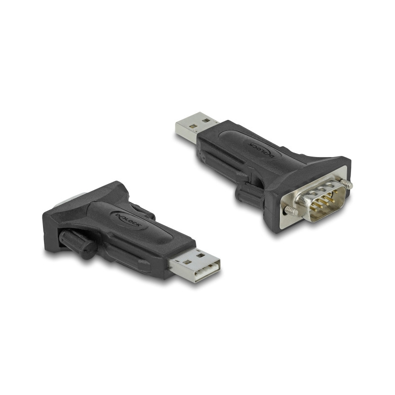 Delock Adapter USB 2.0 Typ-A Stecker zu 1 x Seriell RS-422/485 DB9
