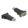Delock Adapter USB 2.0 Typ-A Stecker zu 1 x Seriell RS-422/485 DB9