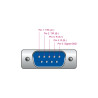 Delock Adapter USB 2.0 Typ-A Stecker zu 1 x Seriell RS-422/485 DB9
