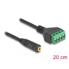 Delock Kabel Klinkenbuchse 2,5 mm 4 Pin zu Terminalblock Adapter 20 cm