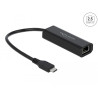 Delock USB Type-C™ Netzwerk Adapter 2,5 Gigabit LAN 1 x RJ45