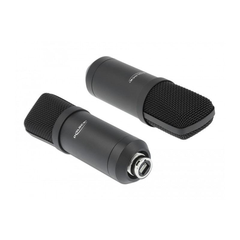 Delock Professionelles USB Kondensator Mikrofon Set für Podcasting und Gaming