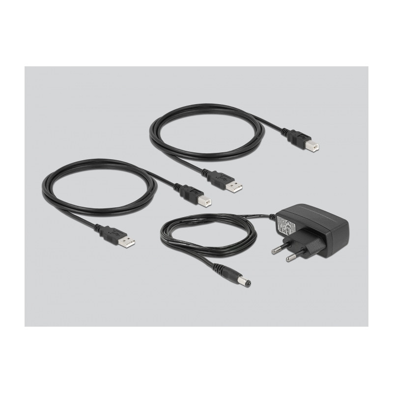 Delock USB 2.0 Switch für 2 PC an 2 Geräte