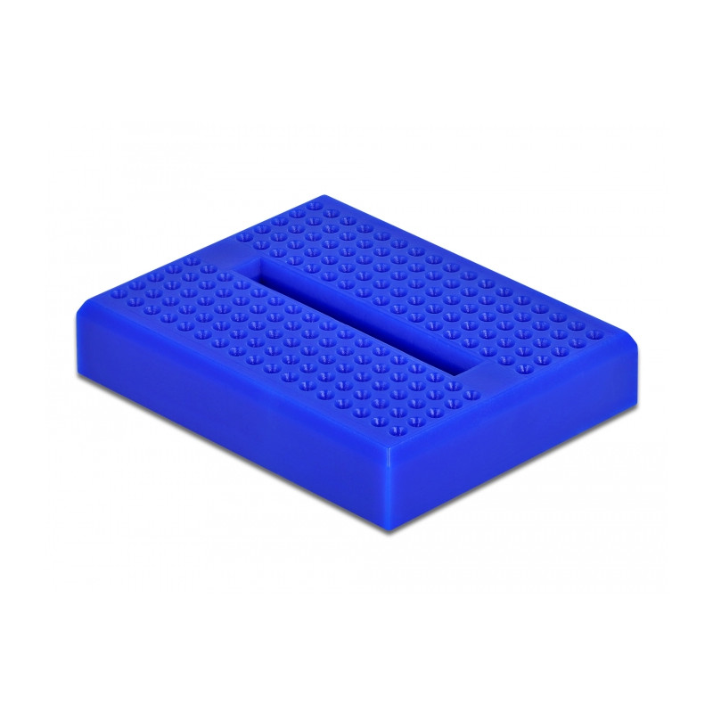 Delock Experimentier-Mini Steckbrett 170 Kontakte blau