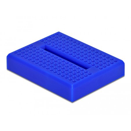 Delock Experimentier-Mini Steckbrett 170 Kontakte blau