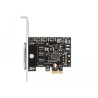 Delock PCI Express Karte zu 4 x Seriell RS-232 mit Standard und Low Profile Slotblenden