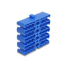 Delock Kabel-Organizer mit 24 Kabeleinführungen blau