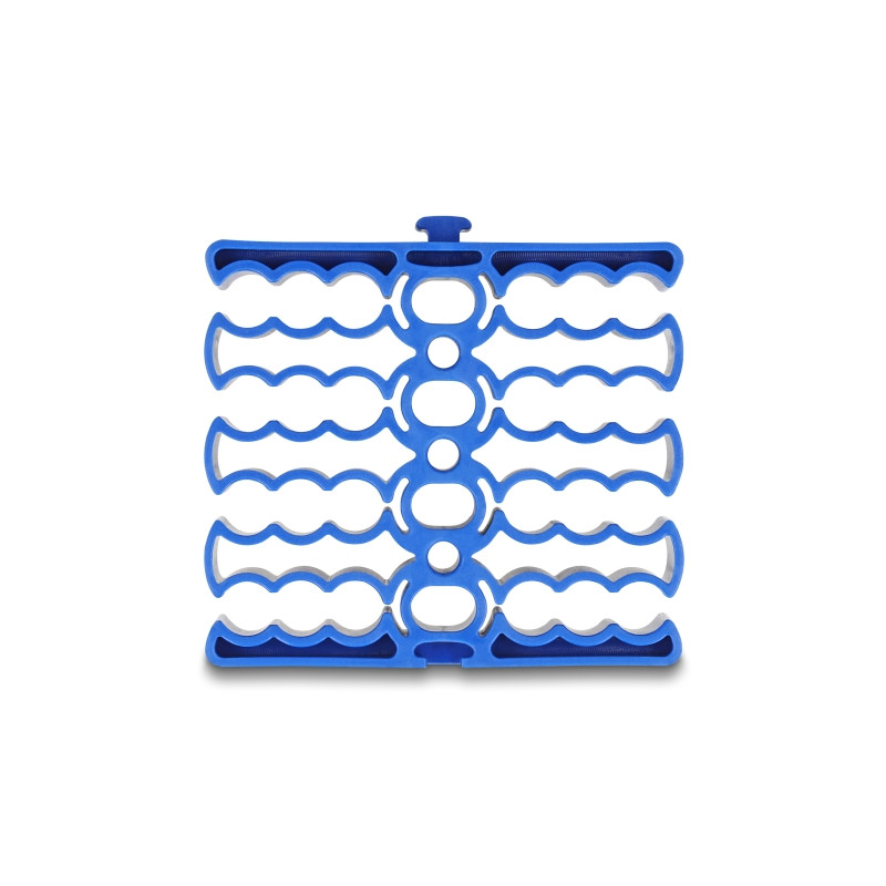 Delock Kabel-Organizer mit 24 Kabeleinführungen blau