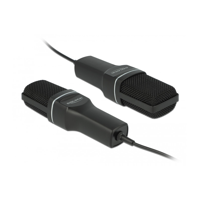 Delock USB Kondensator Mikrofon Set - für Podcasting, Gaming und Gesang