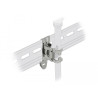 Delock Schirmklemme für Hutschiene - Kabeldurchmesser 3 - 8 mm