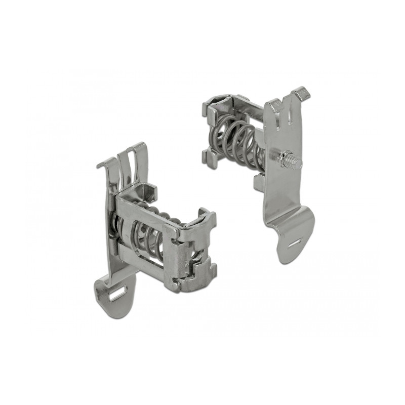 Delock Schirmklemme für Hutschiene - Kabeldurchmesser 3 - 8 mm