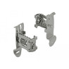 Delock Schirmklemme für Hutschiene - Kabeldurchmesser 3 - 8 mm
