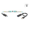 Delock USB 10 Gbps Typ-A Extender Set über LC Duplex Kabel